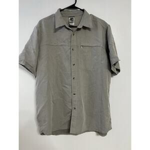 The North Face Men Size L Short Sleeve Button Up Outdoor Casual